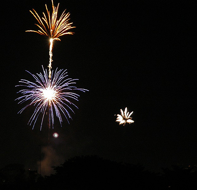 kembang api di pelosok desa