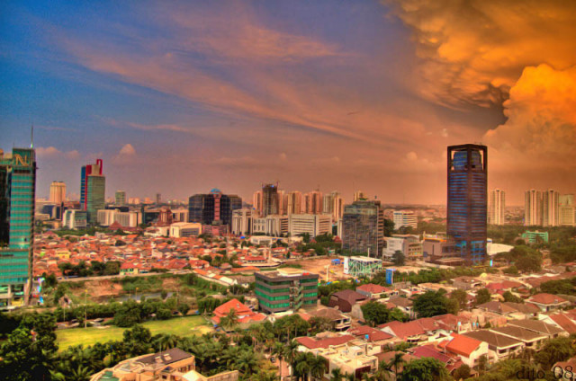 Mega Kuningan In The Evening