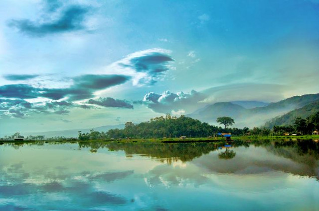 peacefful reflection