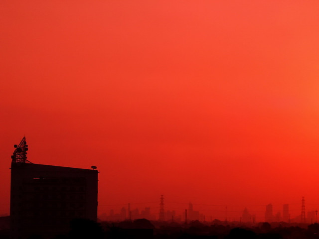 Langit Petang Jakarta