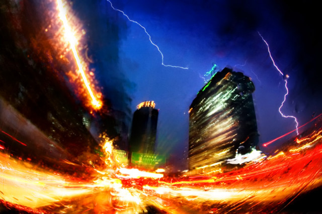 Rain On The Fast Lane