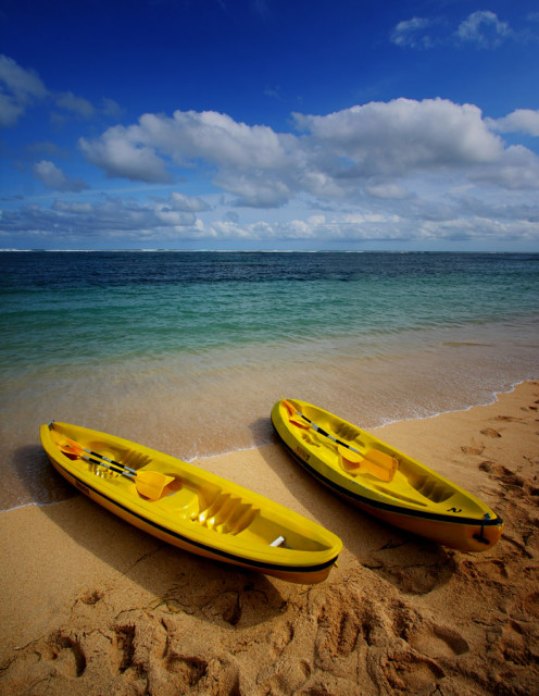 Two Empty Canoes