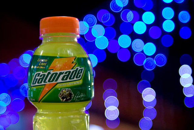 gatorade bokeh
