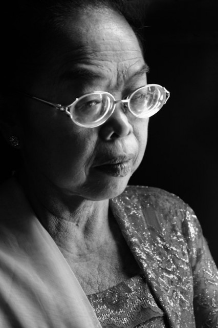 Wajah lelah Sang Ibu