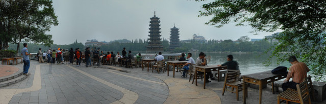 Pagodas in down town Guilin